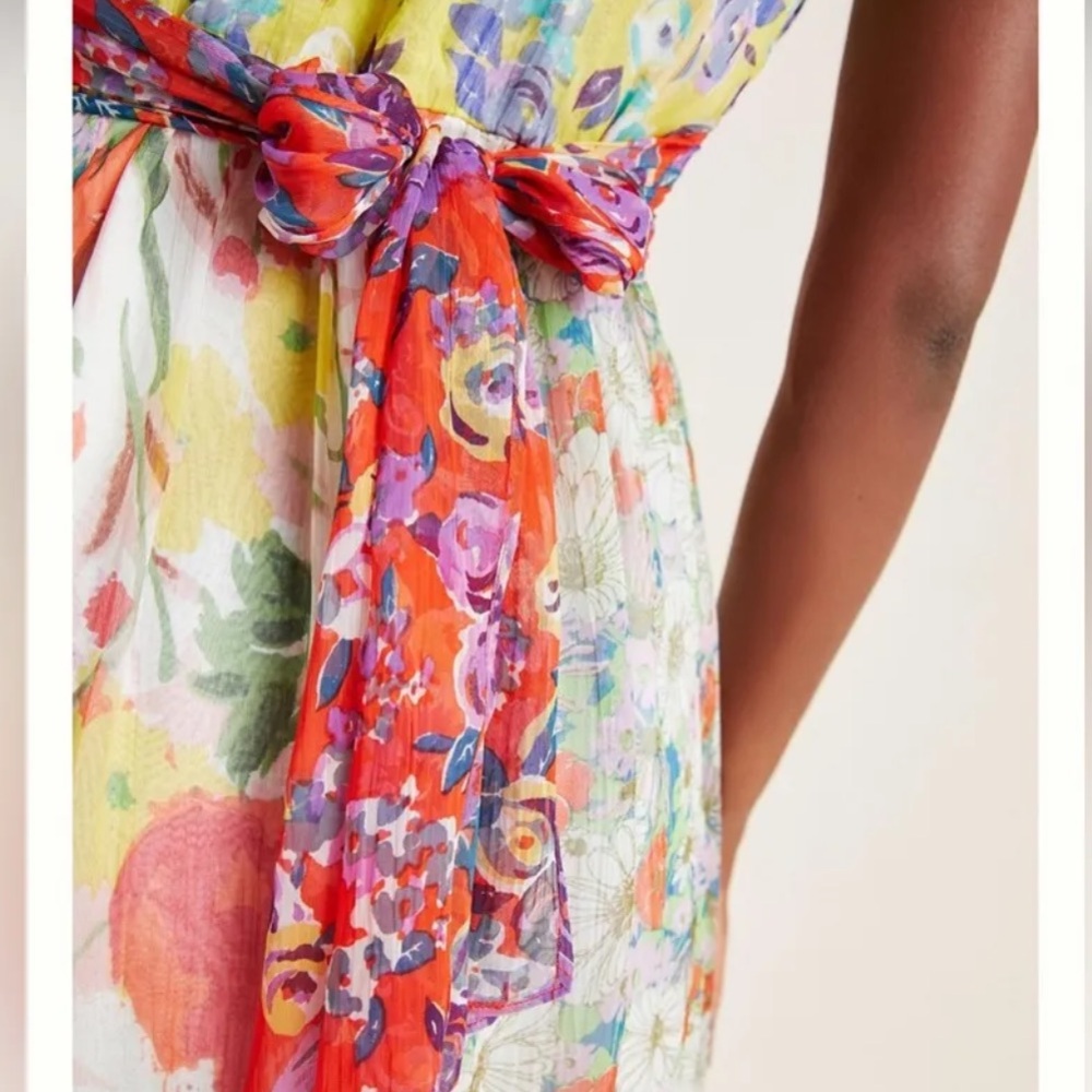 ANTHROPOLOGIE MALIBU FLORAL MAXI DRESS - Picture 5 of 8
